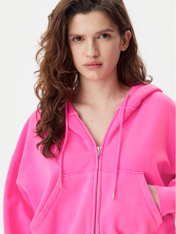 Gap Gap Bluza 714577-05 Różowy Relaxed Fit