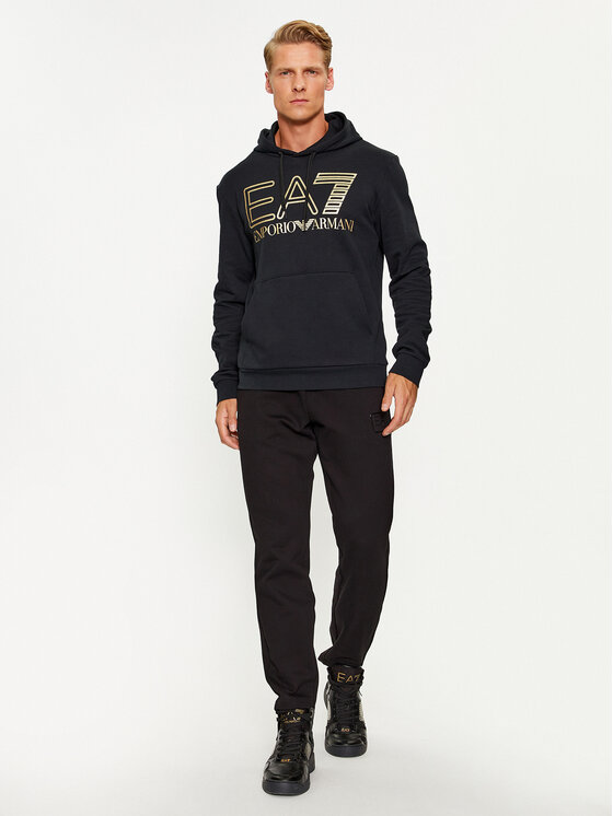 EA7 Emporio Armani EA7 Emporio Armani Mikina 6RPM09 PJSHZ 0208 Čierna Regular Fit