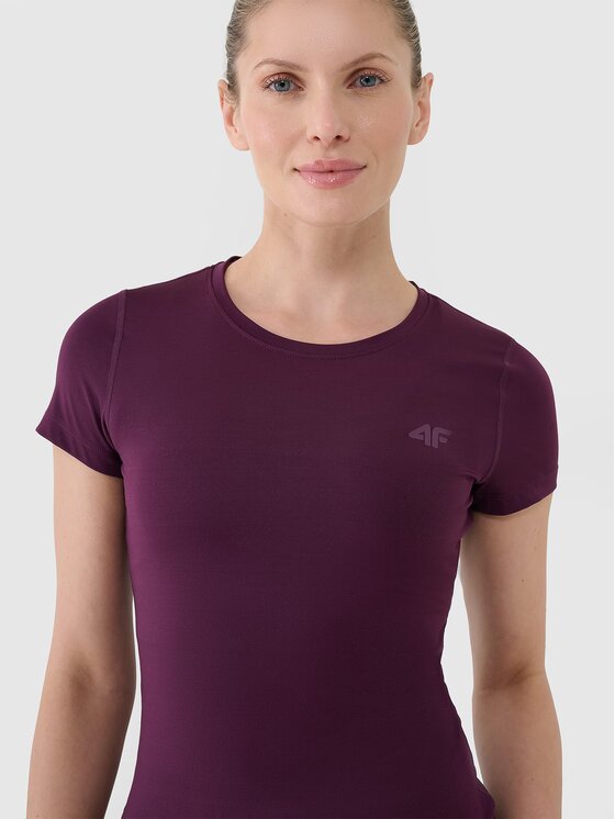 4F 4F T-shirt 4FRSS25TFTSF1235-50S Viola Regular Fit