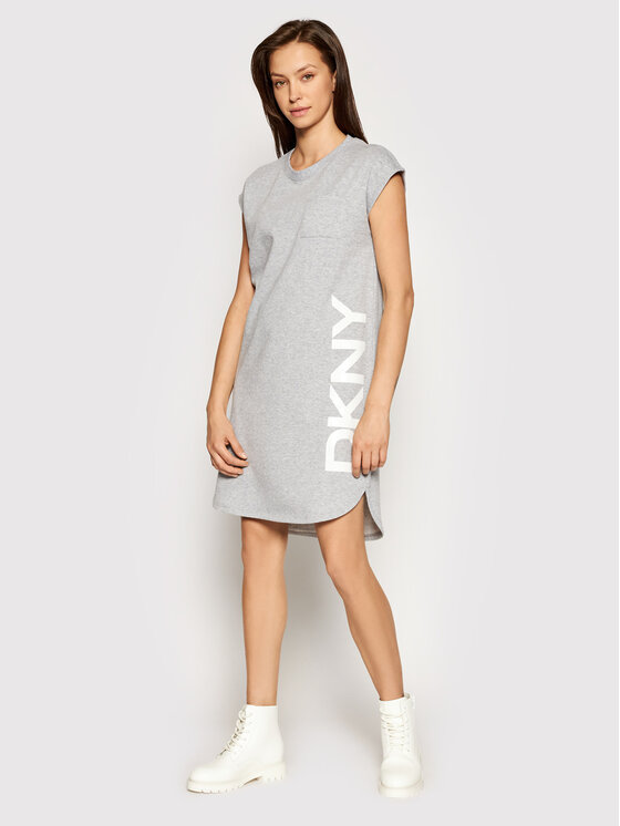 Vestito di maglia P0RD1B2J Grigio Regular Fit