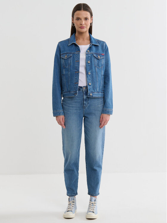 BIG STAR BIG STAR Kurtka jeansowa jane_295 Niebieski Basic Fit