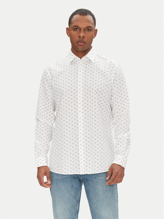 HUGO HUGO Cămașă Valerio 50539802 Alb Modern Fit