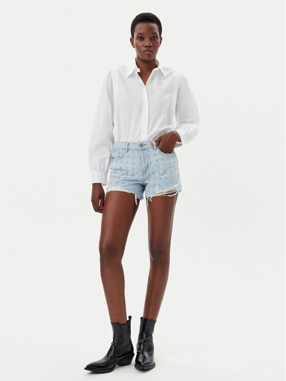 Fracomina Fracomina Jeansshorts FR25SV6013D419R9 Blau Regular Fit