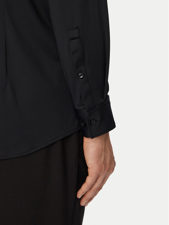 HUGO HUGO Koszula Kenno 50481195 Czarny Slim Fit