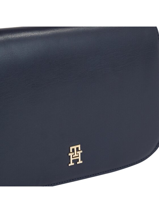Tommy Hilfiger Tommy Hilfiger Kabelka Th Spring Chic Flap Crossover AW0AW15974 Tmavomodrá