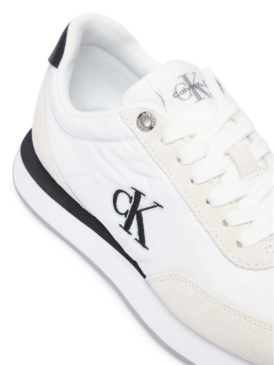 Calvin Klein Calvin Klein Sneakers Retro Runner Ess Mix Mat Wmn YW0YW01990 Bianco