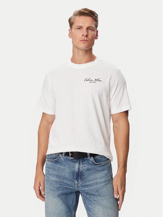 Calvin Klein Jeans Calvin Klein Jeans T-Shirt LV04RH832G Biały Regular Fit