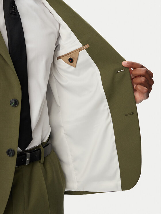 HUGO HUGO Anzug Henry-Getlin253X 50567894 Dunkelgrün Slim Fit