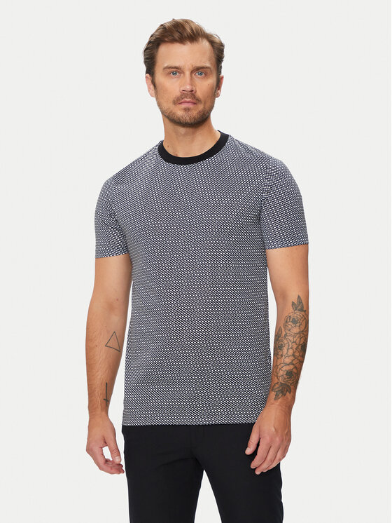 Boss T-shirt H-Thompson 204 50518883 Nero Regular Fit, taglia : M