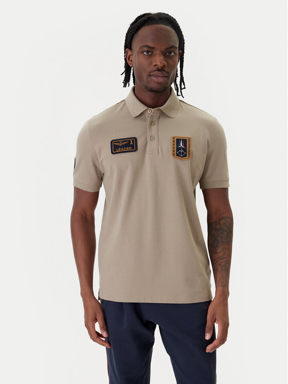 Aeronautica Militare Aeronautica Militare Pólóing 261PO1927UP00191 Bézs Regular Fit