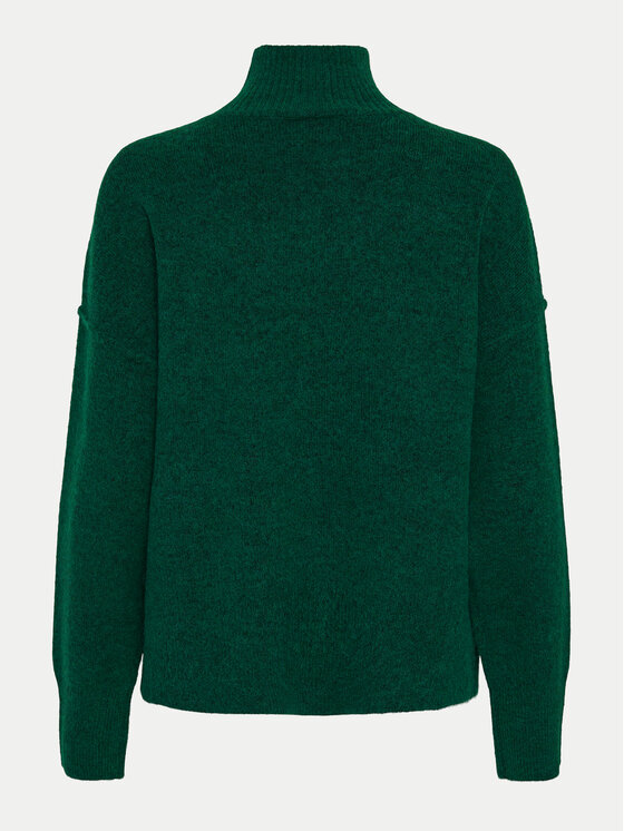 YAS YAS Rollkragenpullover Balis 26030703 Grün Relaxed Fit