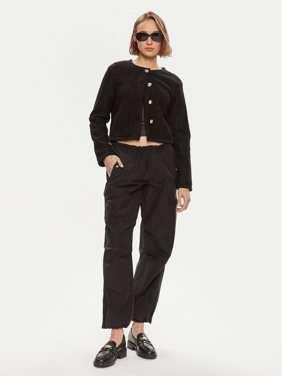 Gina Tricot Gina Tricot Átmeneti kabát 20990 Fekete Regular Fit