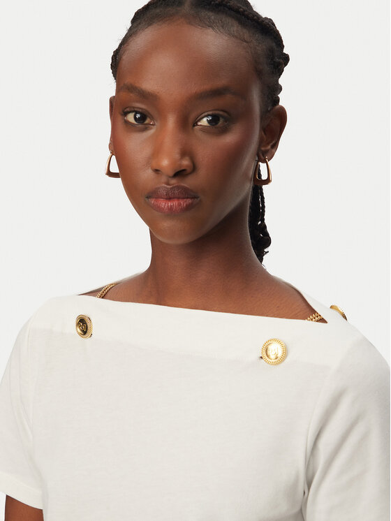 Rinascimento Rinascimento Bluse CFC0128105003 Weiß Regular Fit