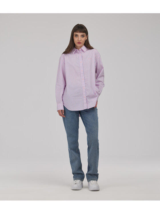 Lee Cooper Lee Cooper Koszula ROMA Różowy Oversize