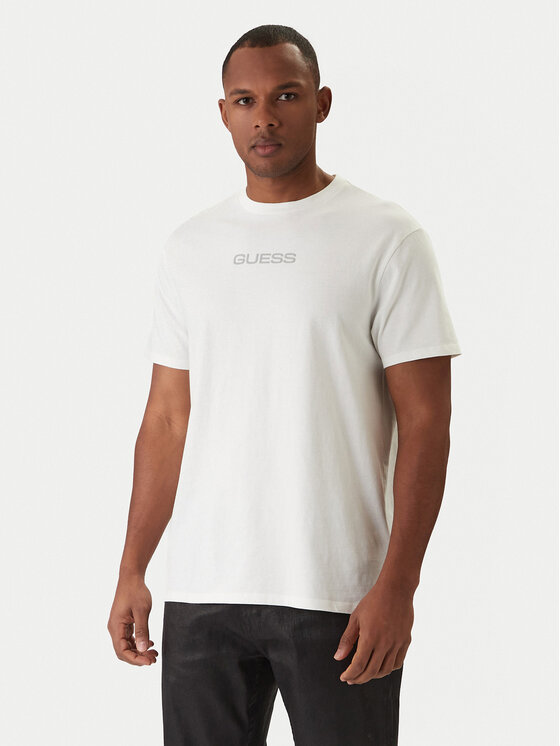 Guess Guess T-Shirt M6RI02 KBZV1 Λευκό Regular Fit