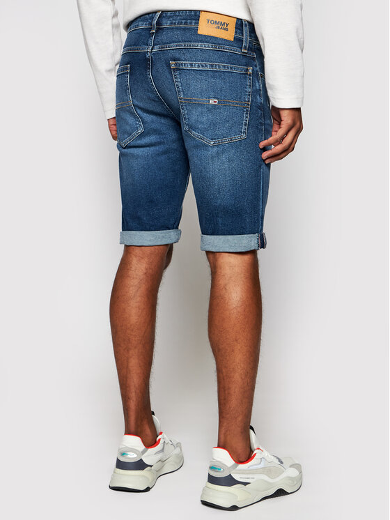 Tommy Jeans Džinsiniai šortai Ronnie DM0DM10557 Tamsiai mėlyna Relaxed Fit  • Modivo.lt