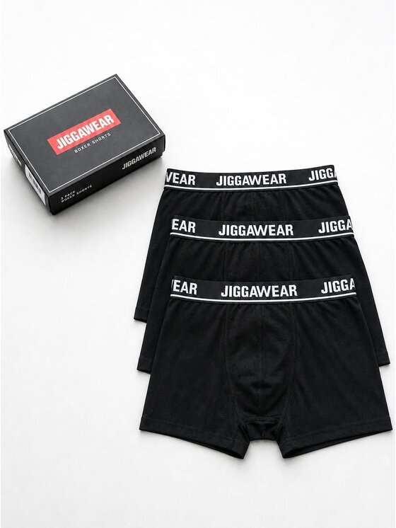 Jigga Wear Jigga Wear Bokserki 3-pack 101768 Czarny