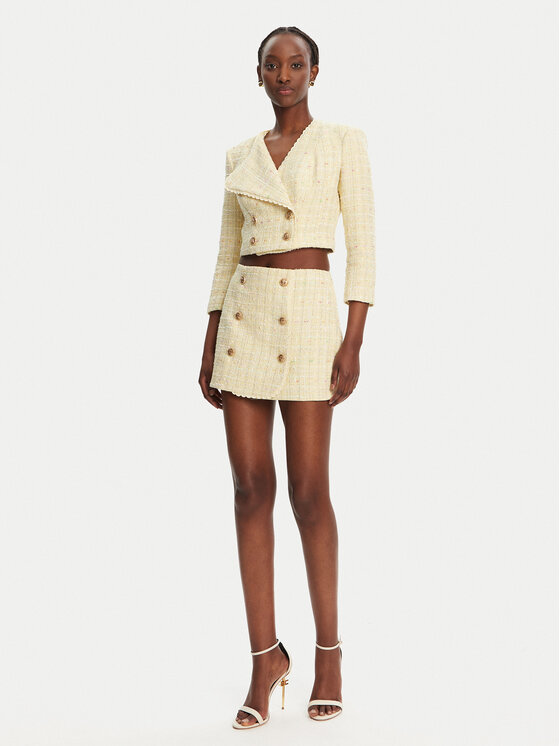 Elisabetta Franchi Elisabetta Franchi Sacou GI-160-52E2-V600 Galben Regular Fit