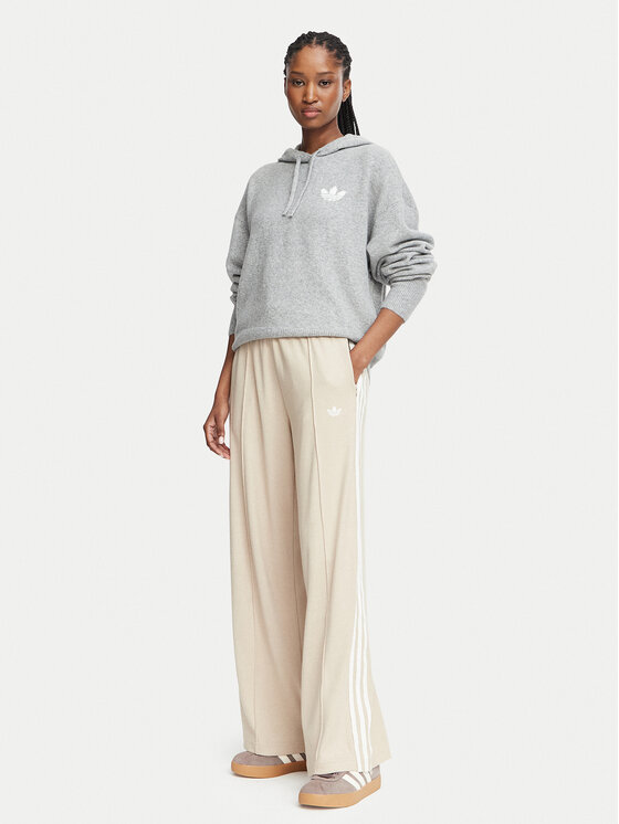 adidas adidas Spodnie dresowe Knitted Pants LG3951 Beżowy Regular Fit