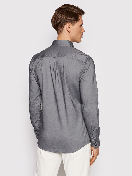 BOSS Boss Hemd Mabsoot_1 50462815 Grau Slim Fit