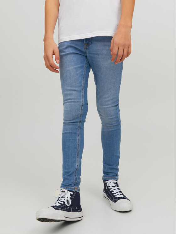 Jack&Jones Junior Jeans Hlače Liam Original 12178281 Modra Skinny Fit