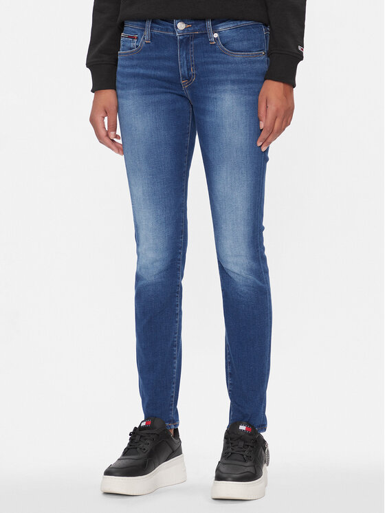 Tommy Jeans Džinsi Sophie DW0DW16689 Zils Skinny Fit