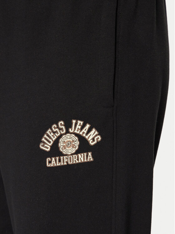 Guess Jeans Guess Jeans Spodnie dresowe M5RB52 KCPR1 Czarny Regular Fit