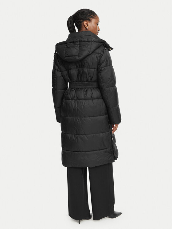 Fracomina Fracomina Зимова куртка FR26WC3008O42301 Чорний Regular Fit
