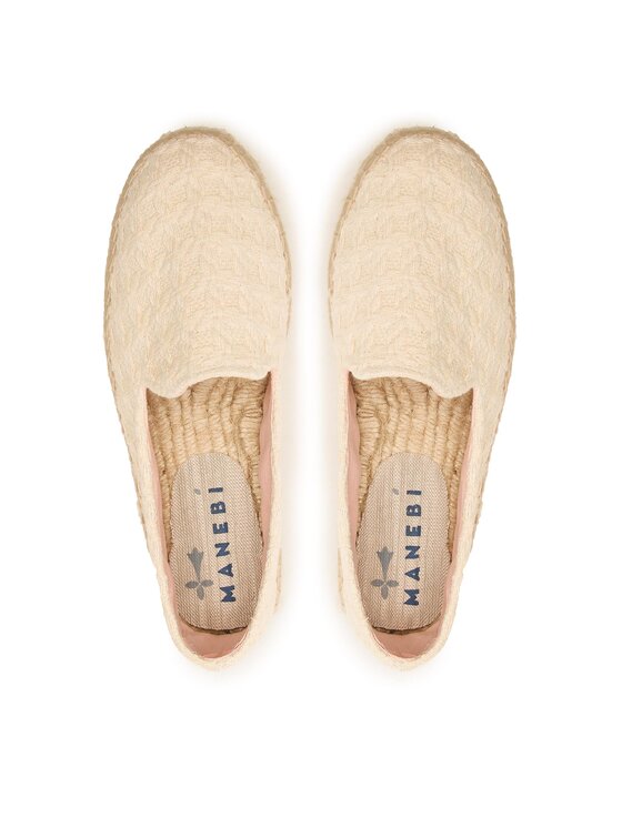 Manebi Manebi Еспадрильї Double Sole Espadrilles G 4.9 D0 Бежевий