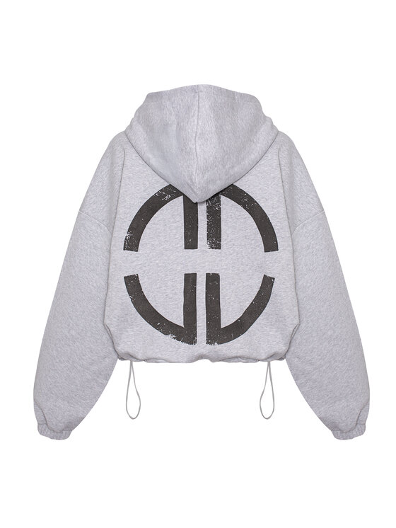 Magda Matyja Magda Matyja Bluza ICON ZIP Szary Loose Fit