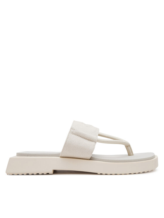 Calvin Klein Jeans Calvin Klein Jeans В'єтнамки Sq Low Wedge Sandal Rope YW0YW01717 Бежевий