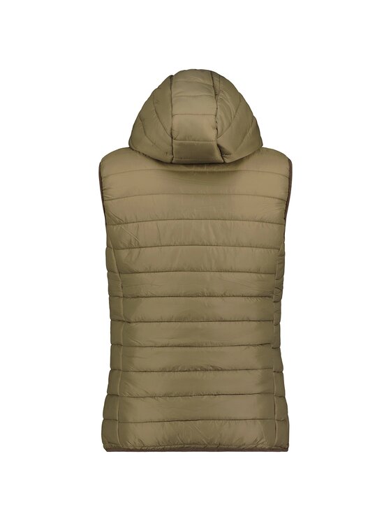 Geographical Norway Geographical Norway Bezrękawnik WW2008E/GNO-Storm Khaki Regular Fit