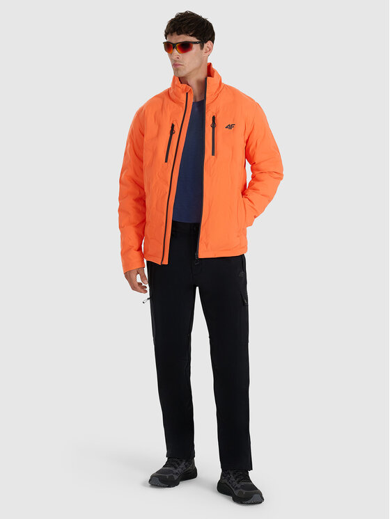 4F 4F Kurtka wielofunkcyjna TREKKING Czerwony Regular Fit