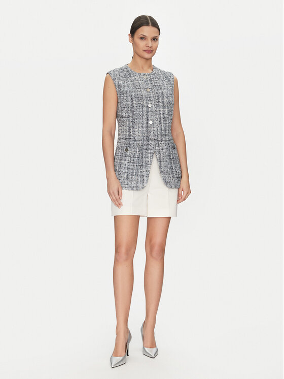 Guess Guess Kamizelka W5GN85 WH7I0 Szary Regular Fit