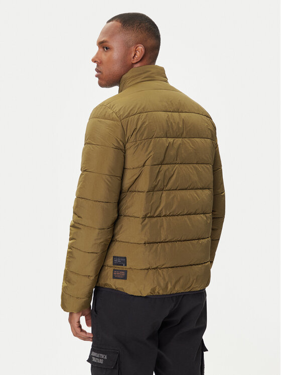 Aeronautica Militare Aeronautica Militare Prijelazna jakna 252AB3022UCT04214 Zelena Regular Fit