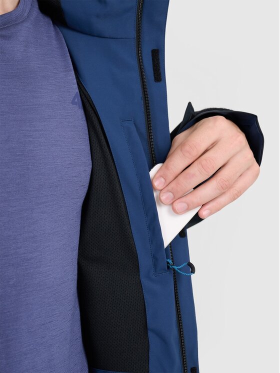 4F 4F Giacca outdoor 4FRAW25TTJAM1045-31S Blu scuro Regular Fit
