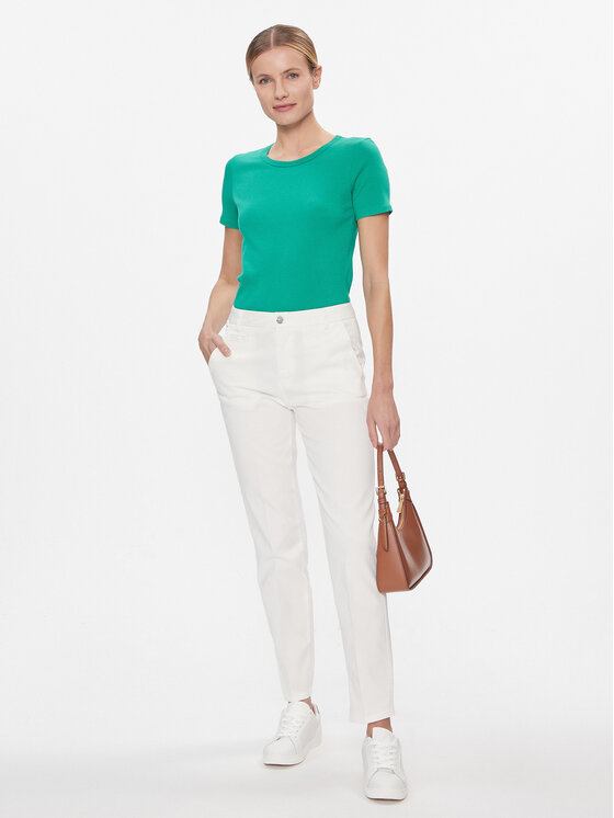 United Colors Of Benetton United Colors Of Benetton Pantaloni chino 4GD7DF061 Alb Regular Fit