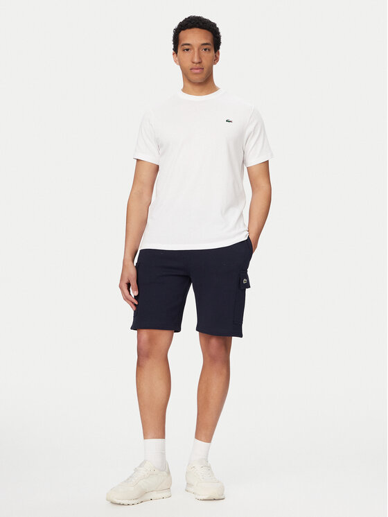 Lacoste Lacoste Tricou TH0003 Alb Regular Fit