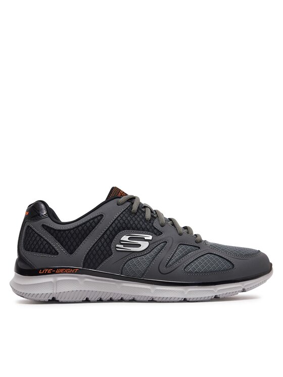 Sneakersy, rozmiar 42, Szare, Skechers Satisfaction-Flash Point