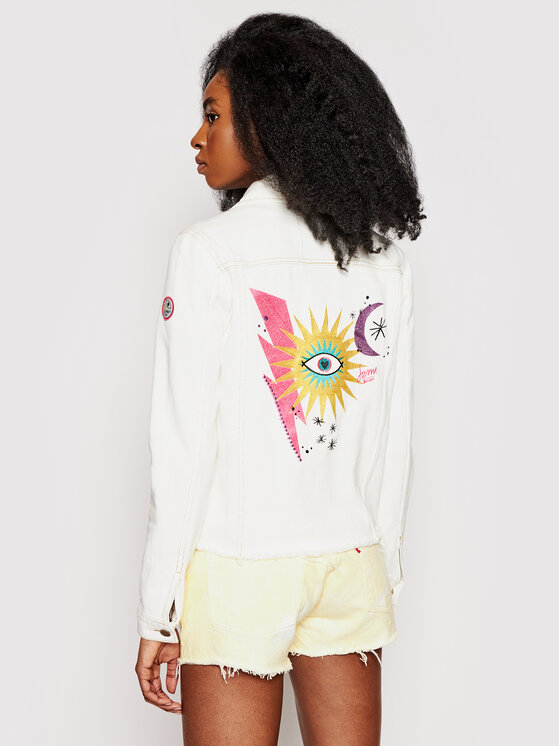 Giacca di jeans Kana Bianco Regular Fit