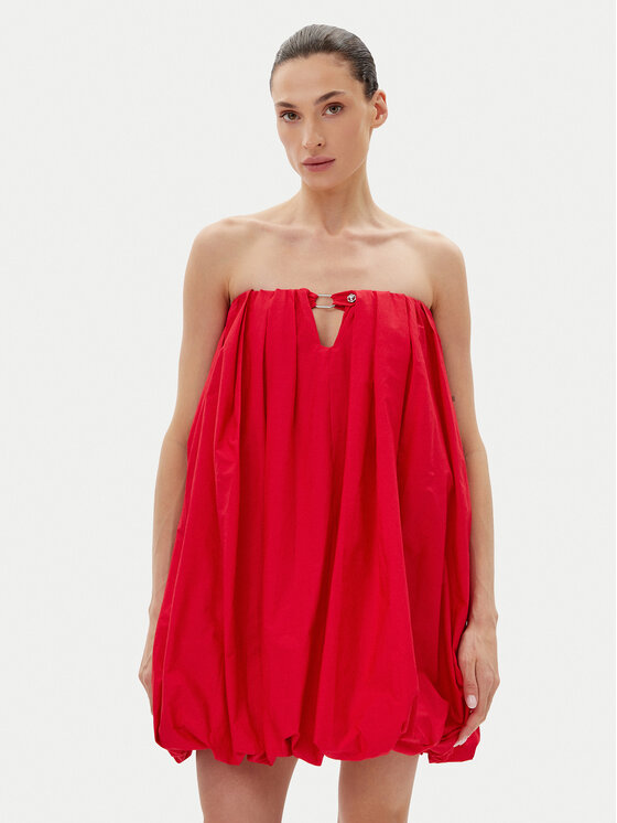 PINKO PINKO Sukienka letnia 105211 A2LD Czerwony Regular Fit