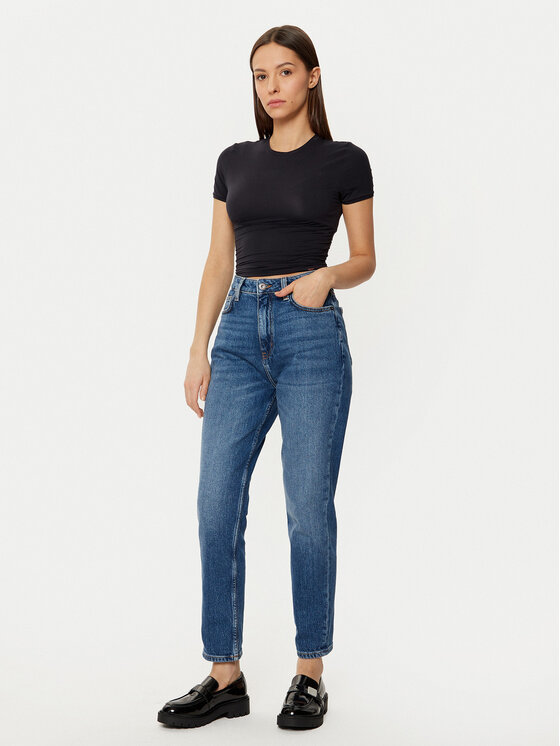 HUGO HUGO Jeansy Noe_B 50520614 Niebieski Mom Fit
