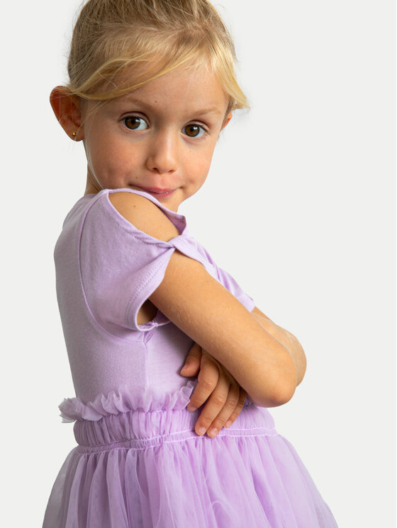 Mayoral Mayoral Elegantiška suknelė 3915 Violetinė Regular Fit