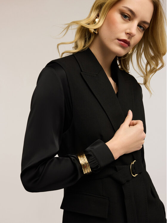 Motivi Motivi Giacca di transizione L000Q000058N033 Nero Regular Fit