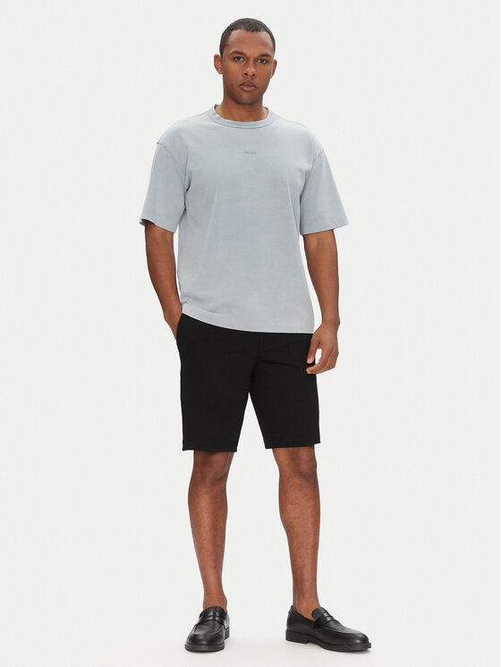 BOSS BOSS Bavlnené šortky S_Commuter-J 50511436 Čierna Slim Fit