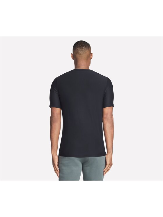 Skechers Skechers T-Shirt TS107B-BLK Czarny Regular Fit