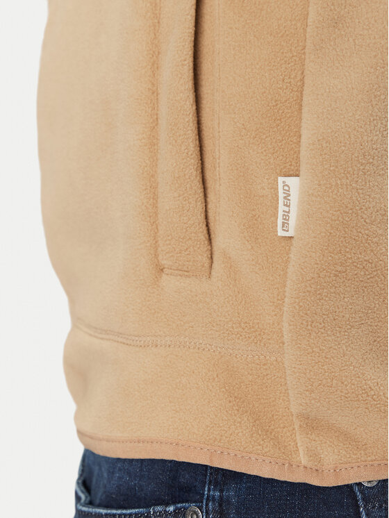 Blend Blend Felpa di pile 20717851 Beige Regular Fit