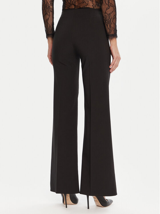 Rinascimento Rinascimento Spodnie palazzo CFC0125425003 Czarny Wide Leg