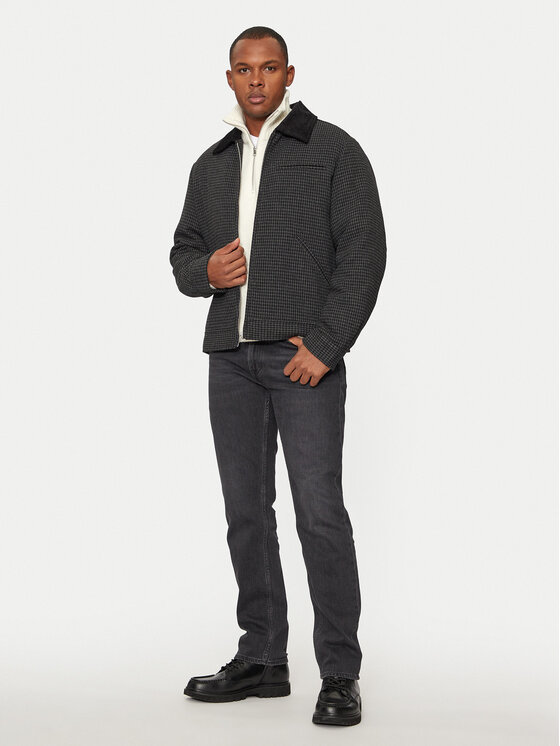 Jack&Jones Jack&Jones Μπουφάν μεταβατικό Eaton 12267068 Μαύρο Regular Fit