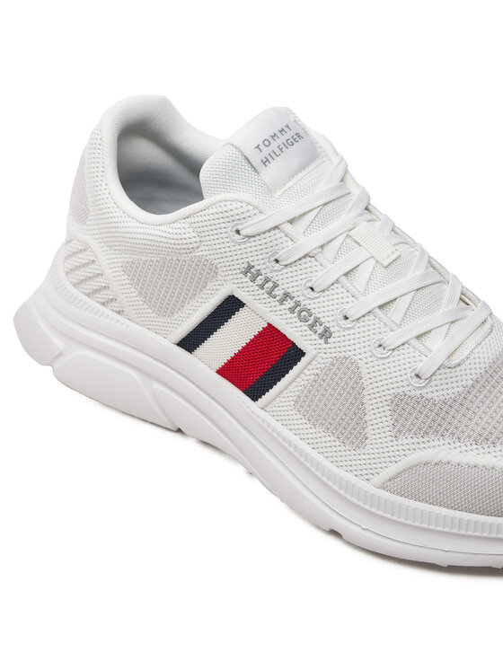 Tommy Hilfiger Tommy Hilfiger Sneakers Modern Runner Knit Evo Ess FM0FM05245 Bianco